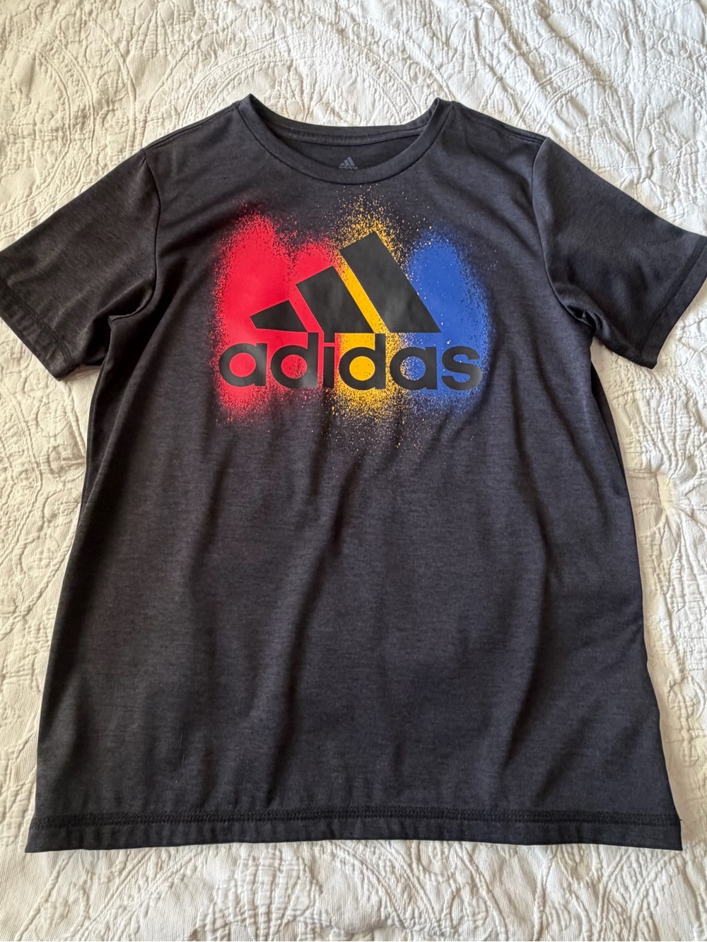 Adidas Kids Athletic Logo Tee, Size M (Age 10/12)